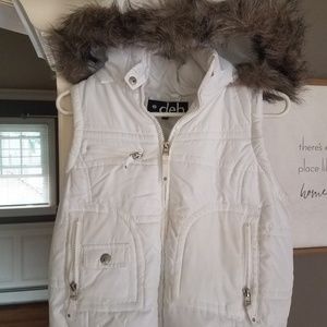 Deb's White Vest